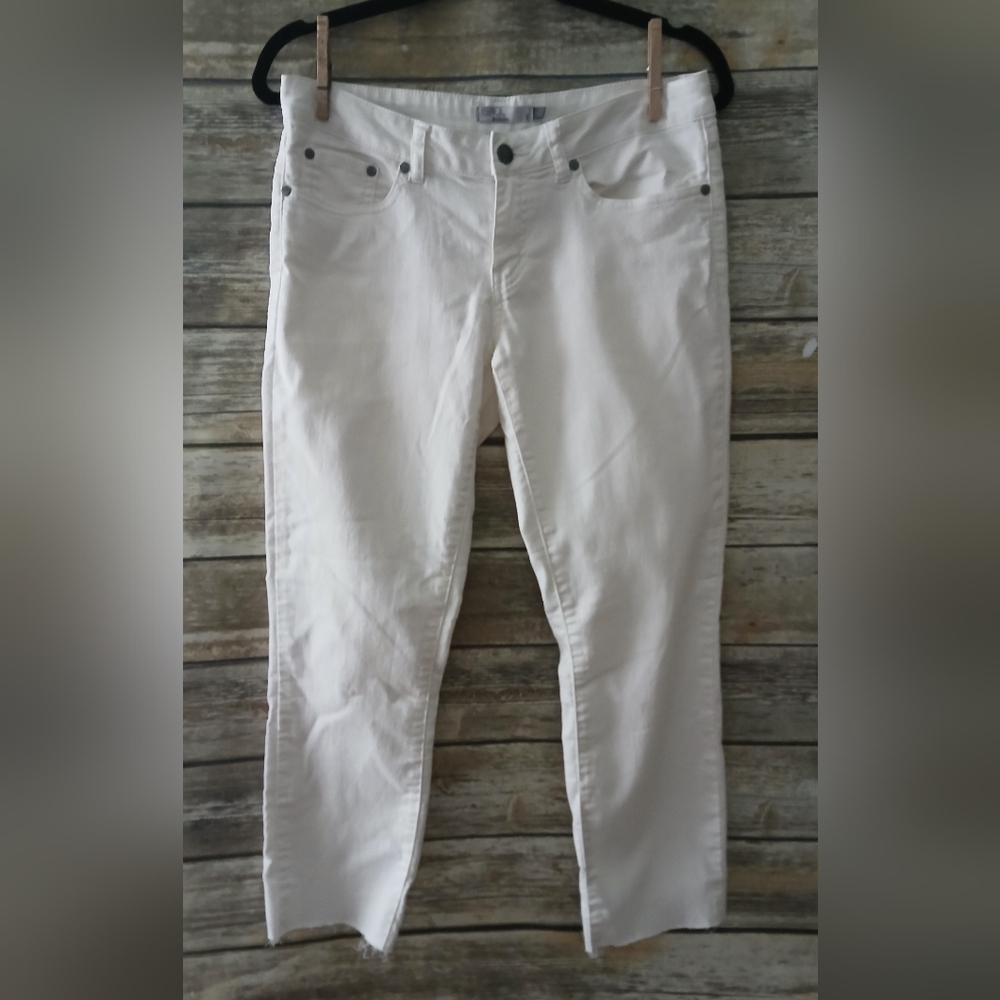 Prana Women's Crisp White Cropped Jeans
